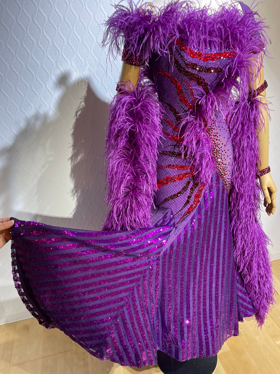 DQ-D30 【SOLD OUT】紫ドレス