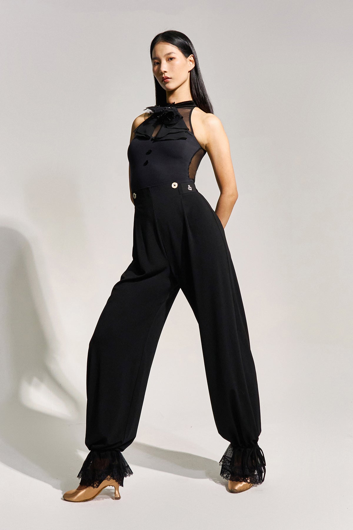 古着 ヴィンテージ レース ティアードパンツ パンツ メルヘン 古着 ヴィンテージ レース ティアードパンツ パンツ メルヘン