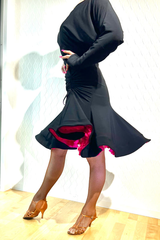 RE-23 裏地フリルラテンスカート