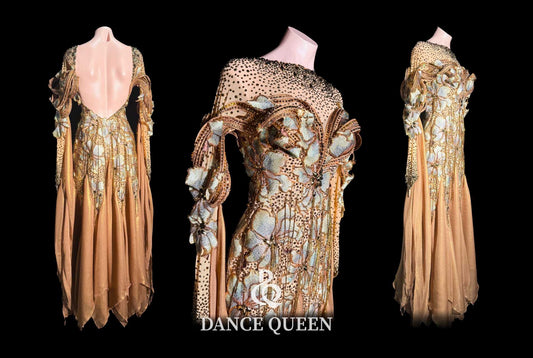 【Sold Out】DQ-D100 Liisスポンサードレス　Goldフラワー