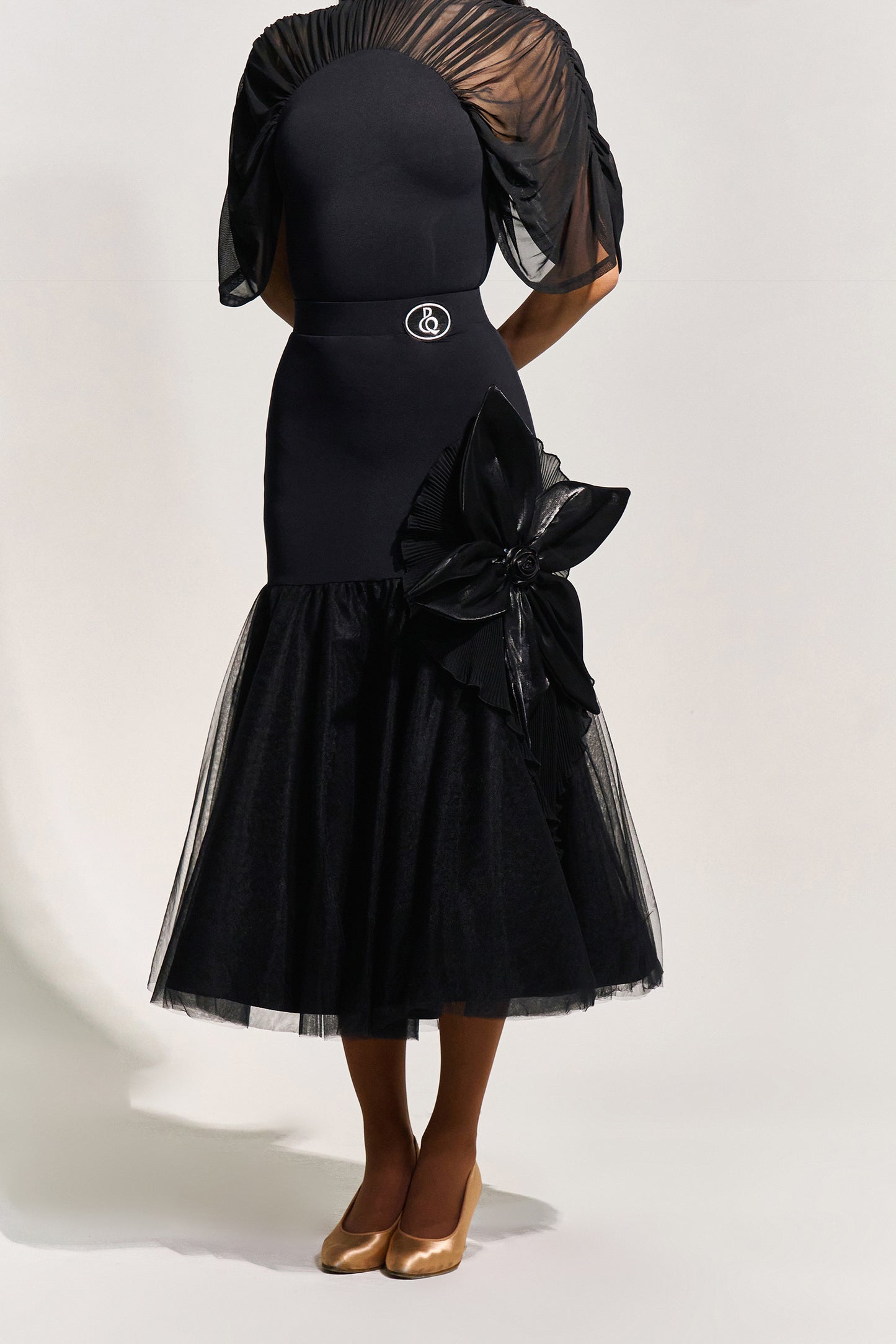 DQ-990 フラワーモチーフスカート