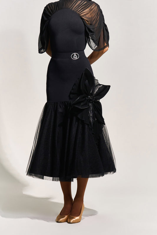 DQ-990 フラワーモチーフスカート