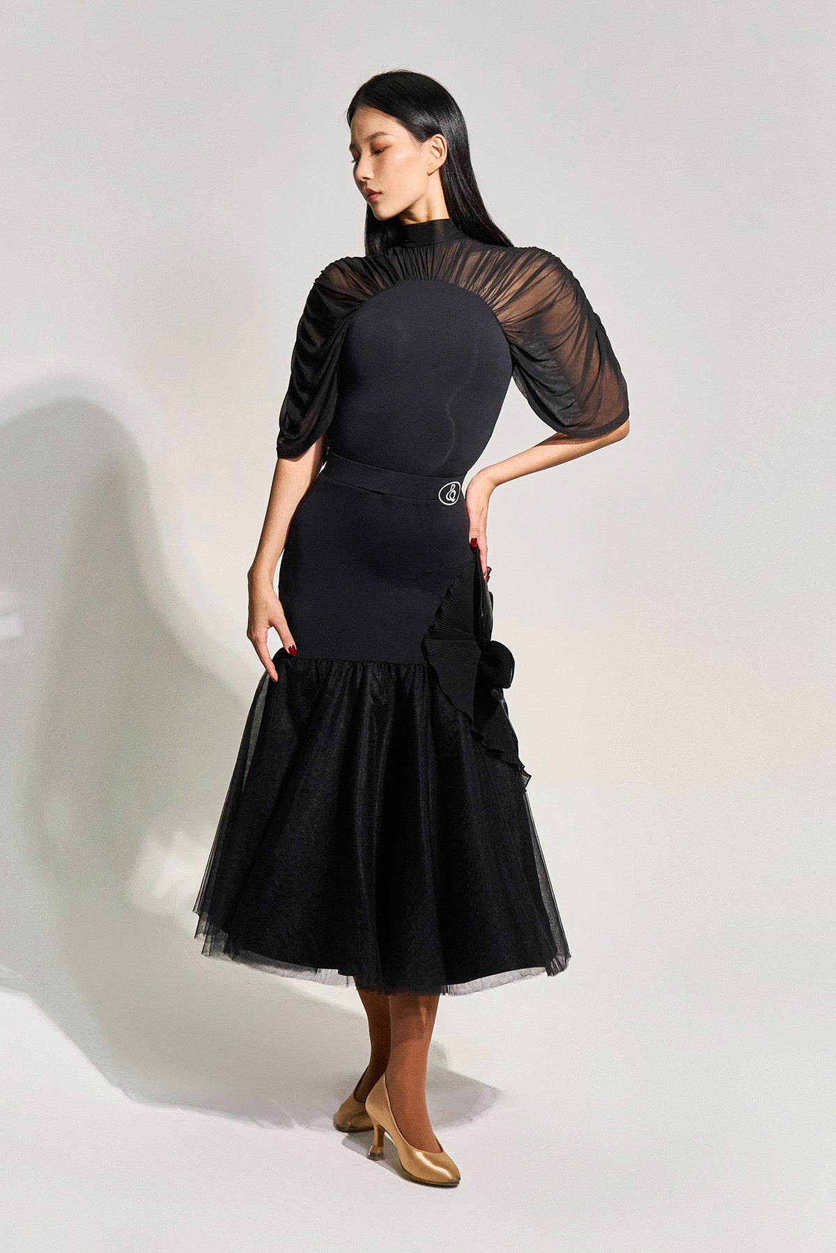 DQ-990 フラワーモチーフスカート