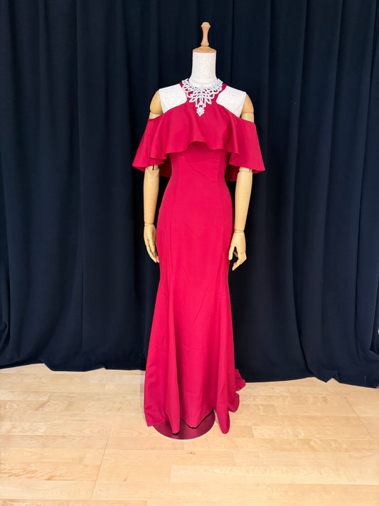 RE-E9 ビジュー付きオフショルダー