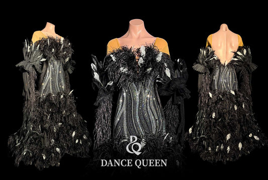 DQ-D92 Nataliyaスポンサードレス　Blackフェザー