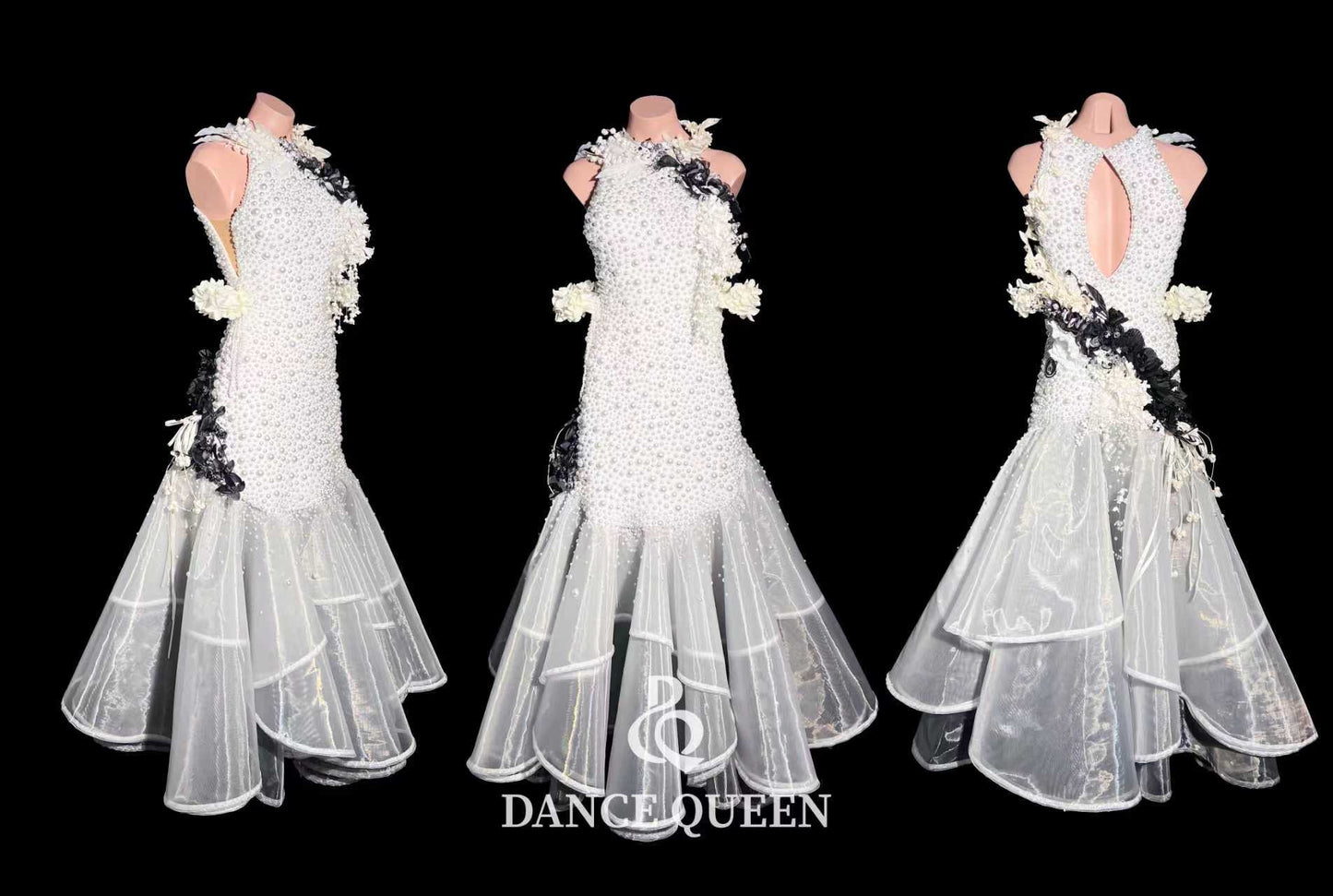 DQ-D97 Annieスポンサードレス　Whiteパール