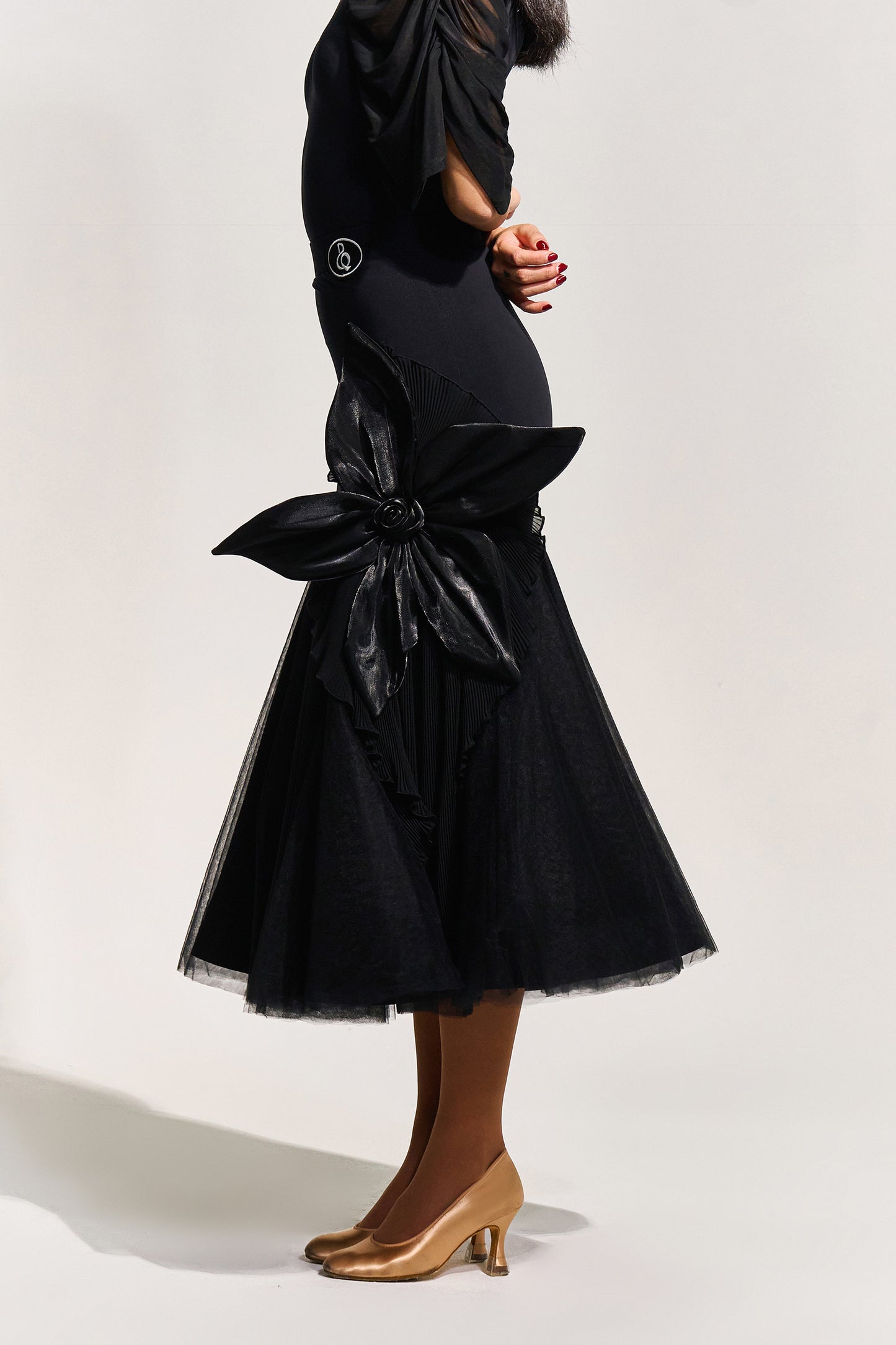 DQ-990 フラワーモチーフスカート