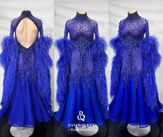 DQ-D87 Liisスポンサードレス　Blueハイネック