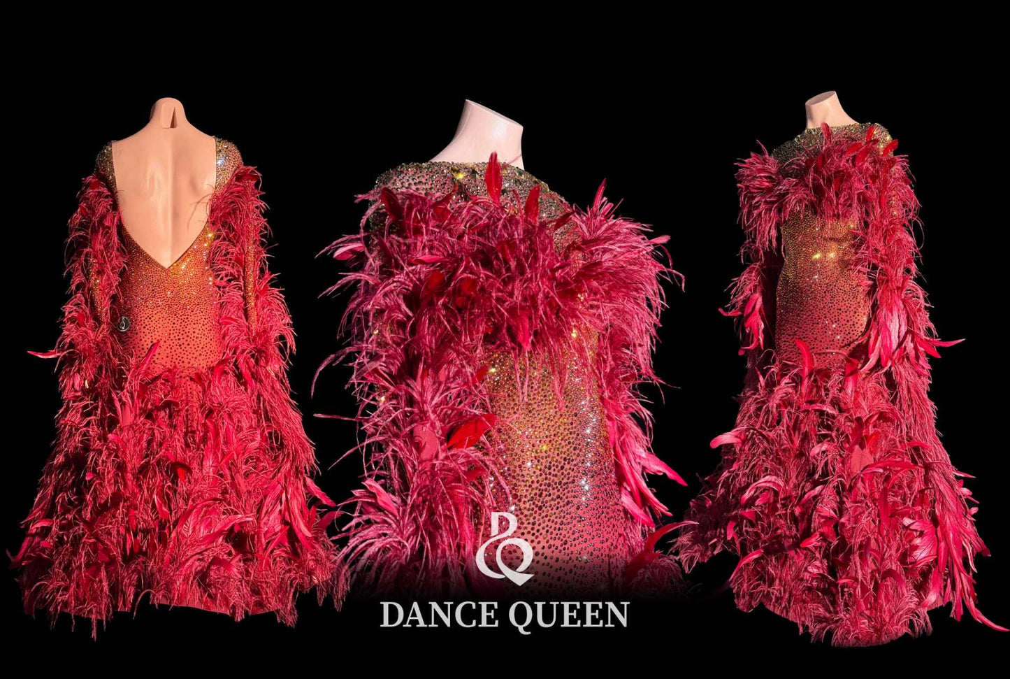 【商談中】DQ-D93 Nataliyaスポンサードレス　Redフェザー