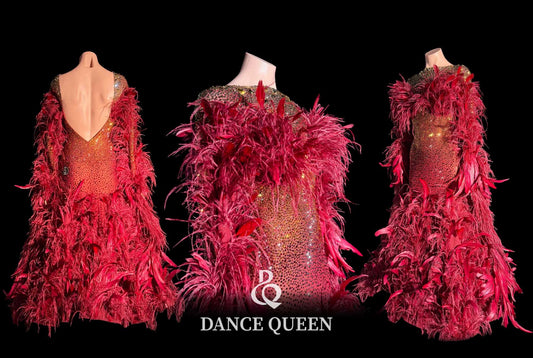 DQ-D93 Nataliyaスポンサードレス　Redフェザー