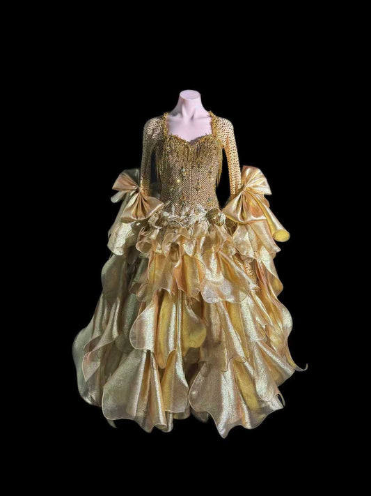 DQ-D95 Goldリボンドレス