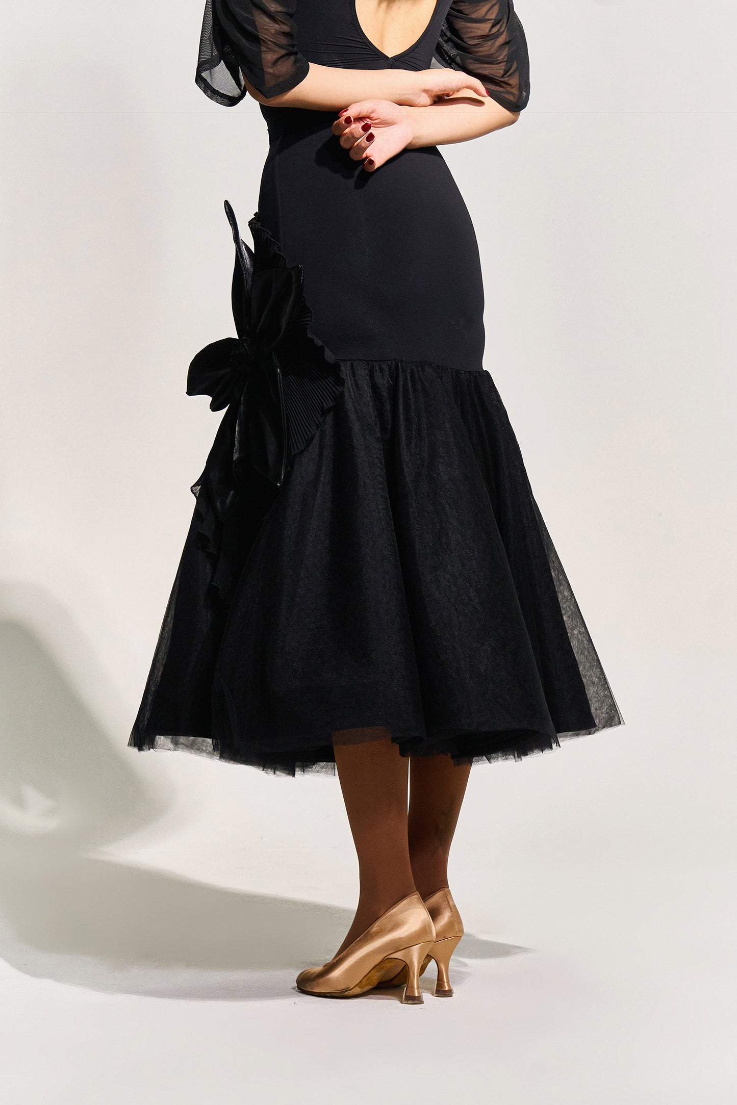 DQ-990 フラワーモチーフスカート