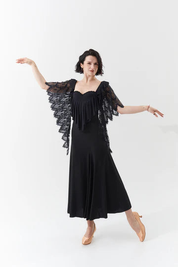 DQ-1105 レースウィングスリーブトップス