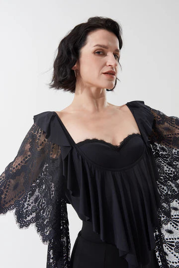 DQ-1105 レースウィングスリーブトップス