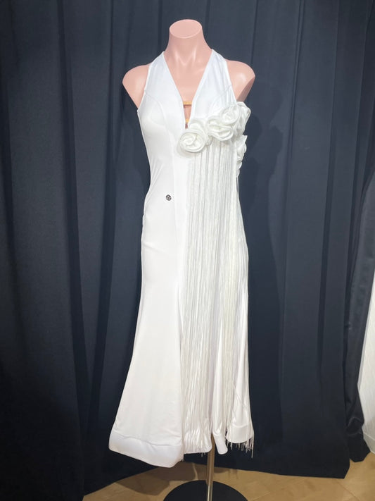 【レンタル】FMドレス / Whiteロングフリンジ