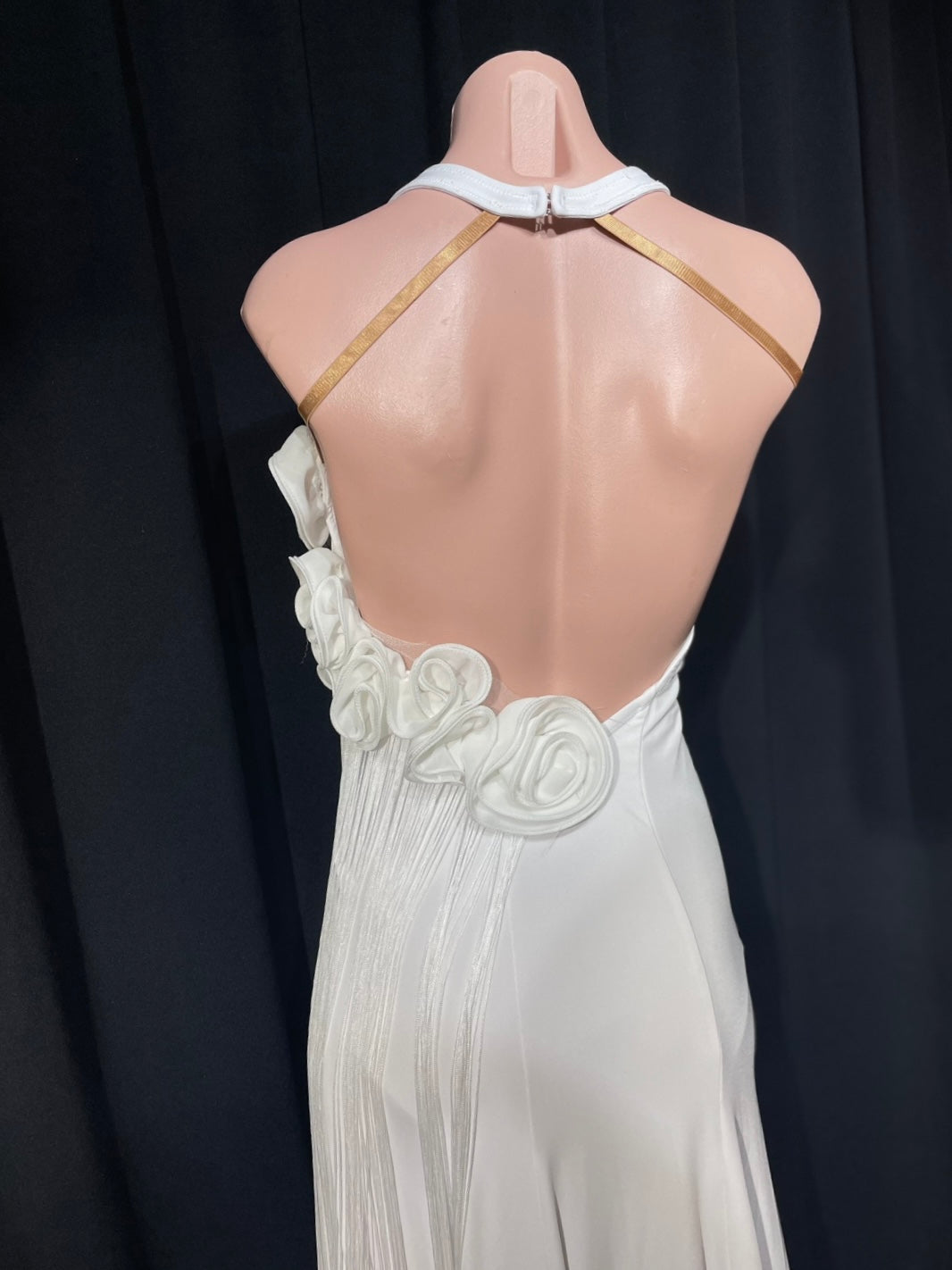 【レンタル】FMドレス / Whiteロングフリンジ