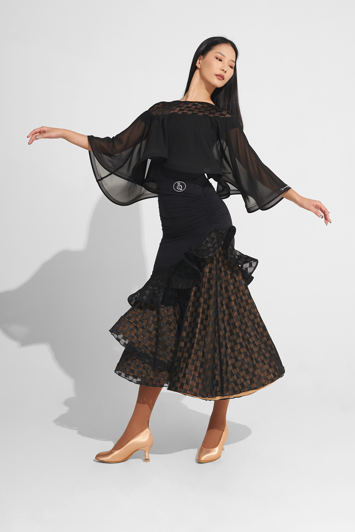 DQ-968 ブロックチェック ケープトップス