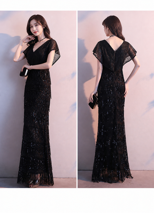 【Sold Out】RE-E12 スパンコールフリンジ