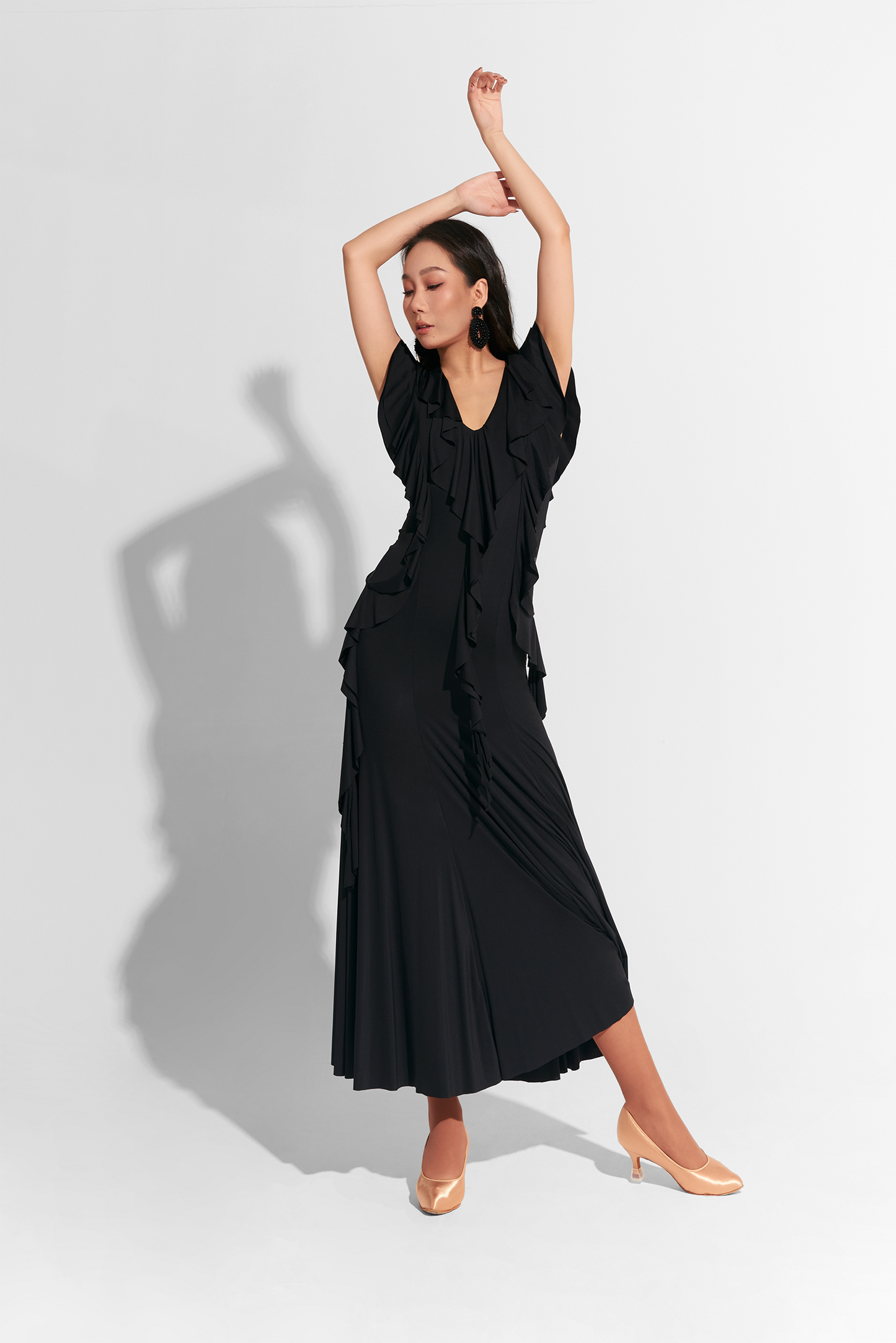 DQ-799 フリルワンピース【カラーオーダー対応】