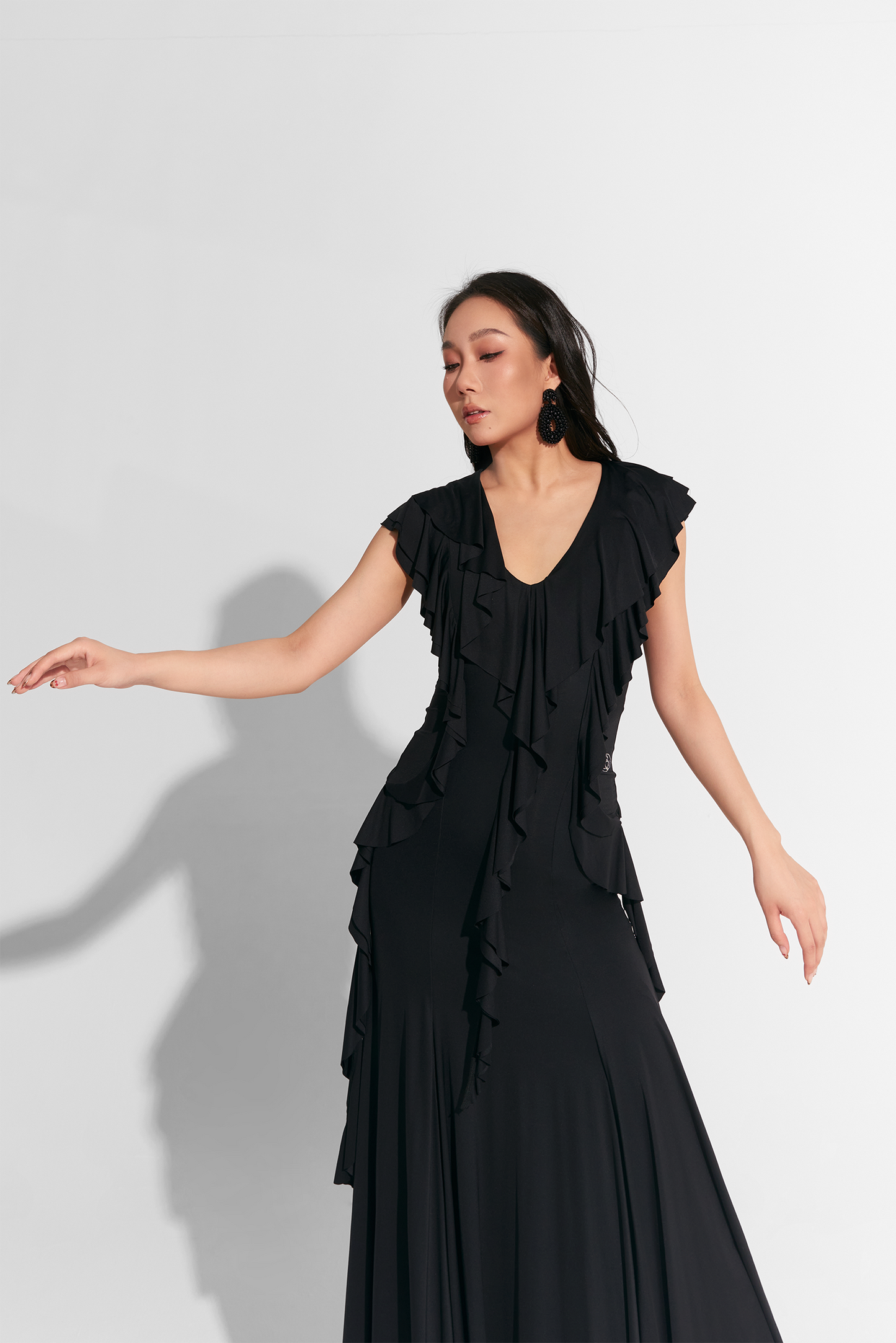 DQ-799 フリルワンピース【カラーオーダー対応】