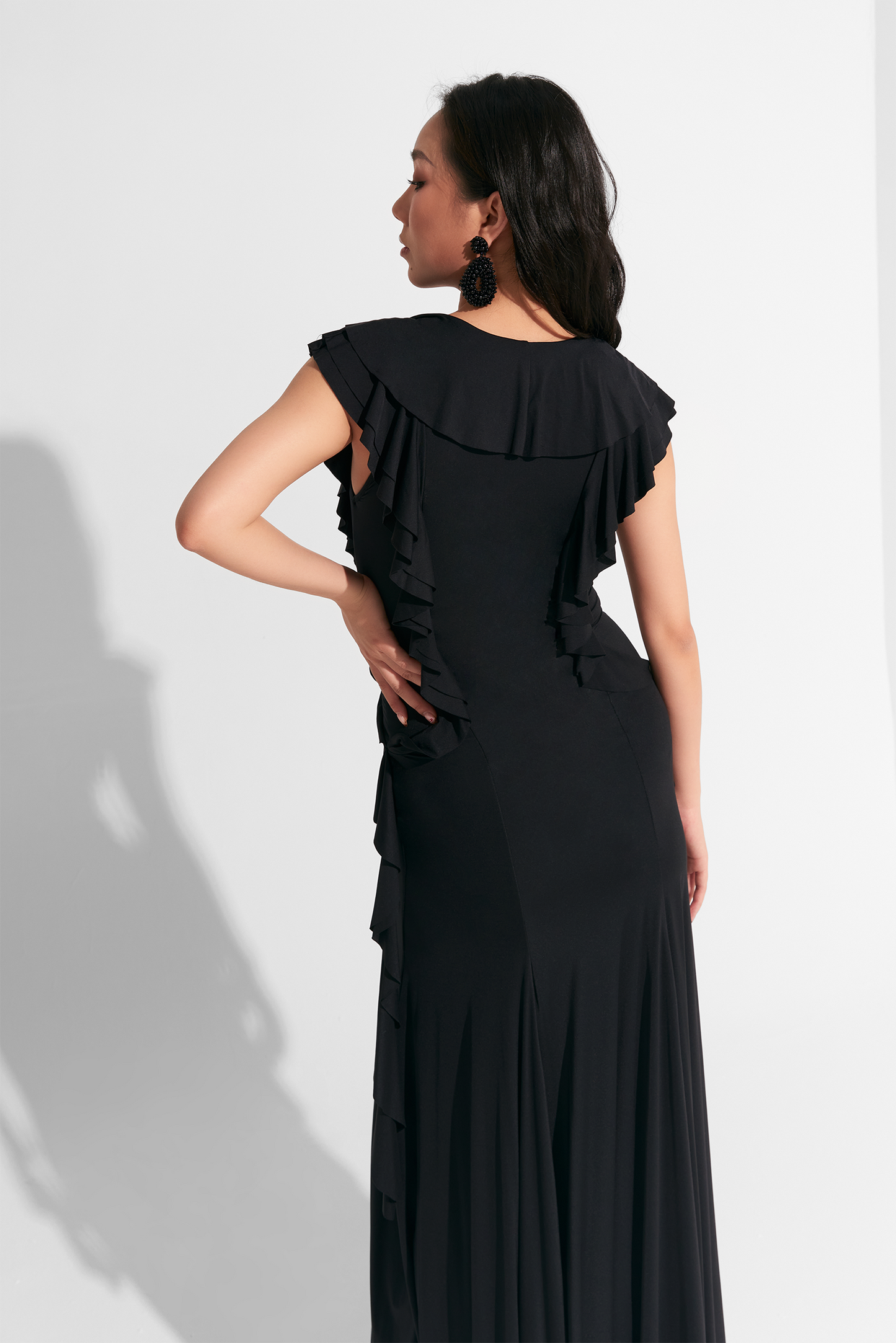 DQ-799 フリルワンピース【カラーオーダー対応】