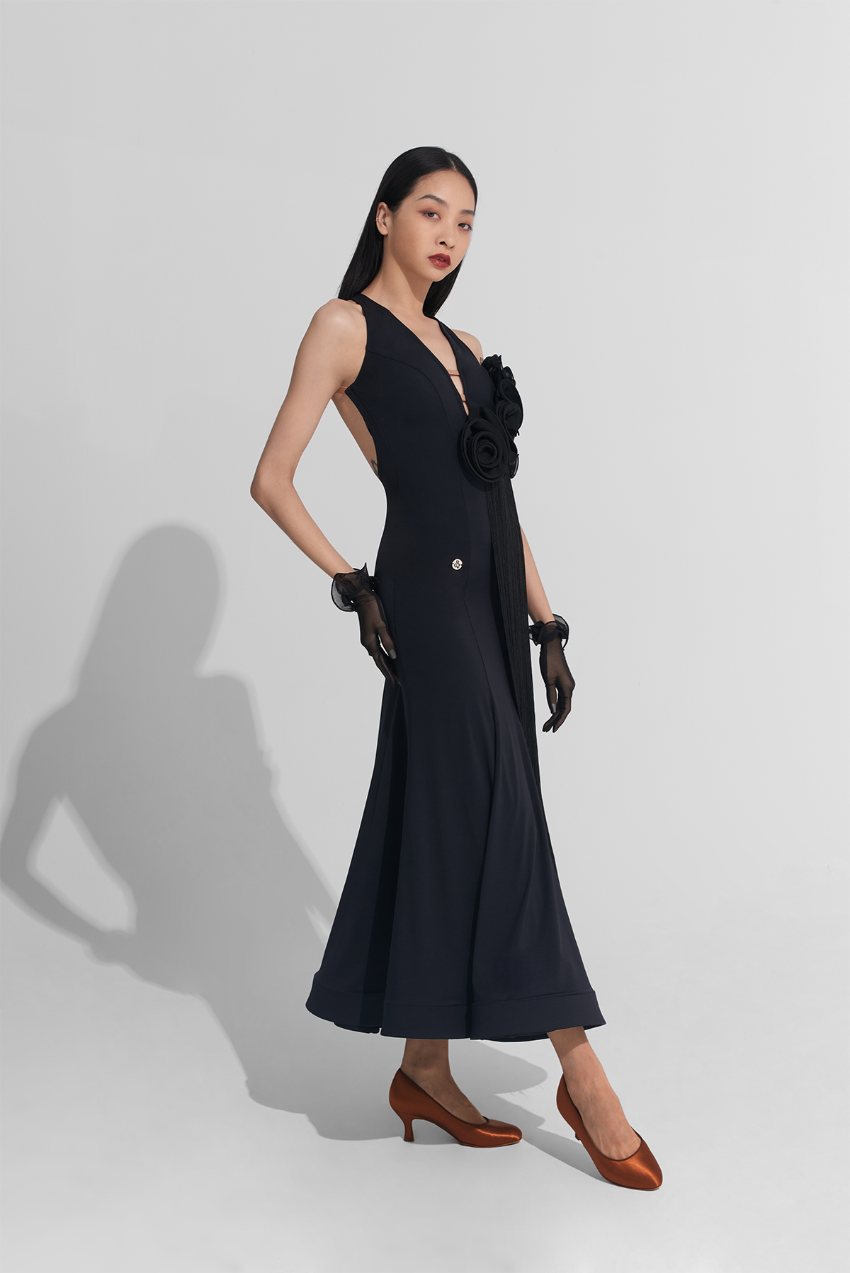 DQ-937 ロングフリンジドレス