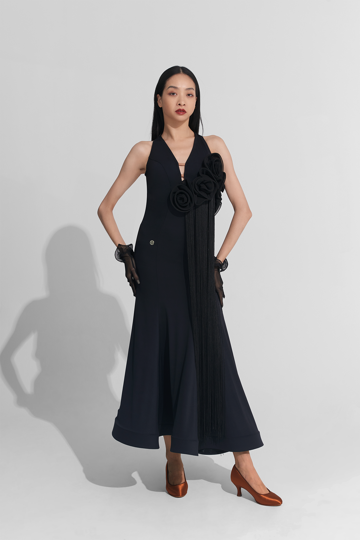 DQ-937 ロングフリンジドレス