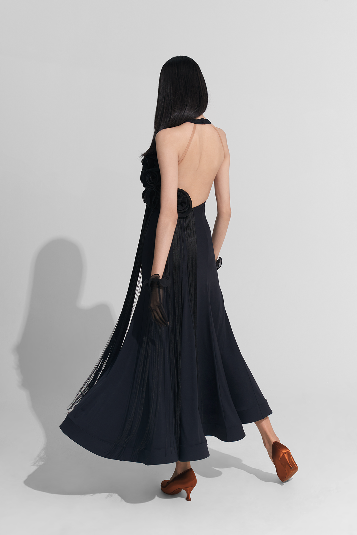 DQ-937 ロングフリンジドレス